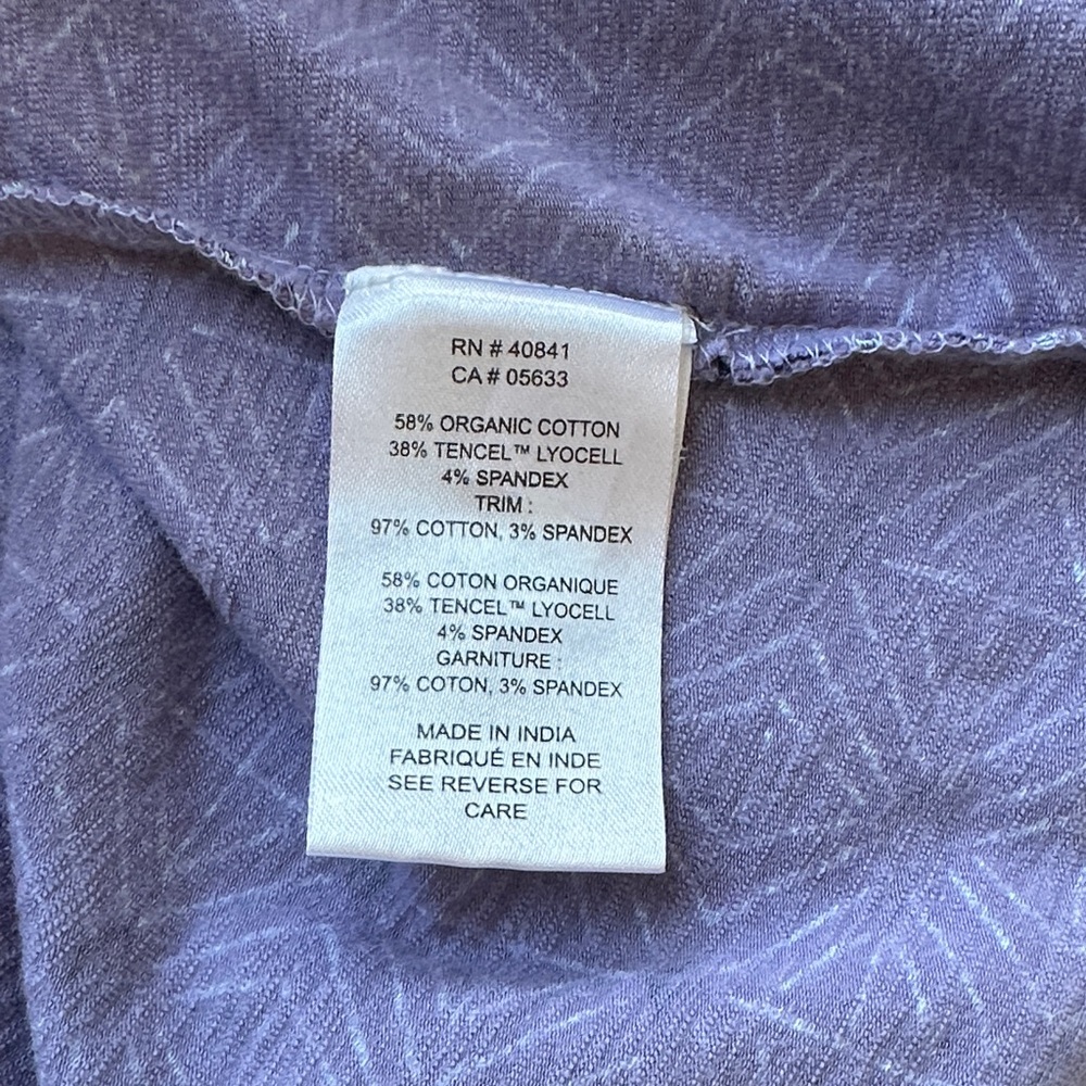 Aventura Lavender Geometric Midi Dress Size S - Picture 6 of 8